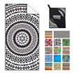 Quick Dry Sand Free Microfiber Beach Towel  | https://www.bestnamebadges.com