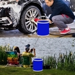 Collapsible Bucket with Handle Water Storage Container | https://www.bestnamebadges.com
