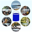 Collapsible Bucket with Handle Water Storage Container | https://www.bestnamebadges.com
