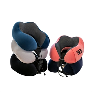 U Shaped Portable Neck Pillows Travel Cushion with Pocket