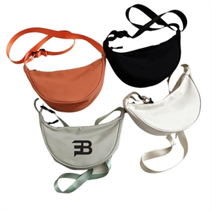 Nylon Crescent Crossbody Shoulder Bag Lightweight Travel