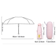 Umbrella With Case Small Compact UV Protection | https://www.bestnamebadges.com