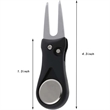 Foldable Golf Ball Marker Switchblade Divot Tool Pitch Fix | https://www.bestnamebadges.com