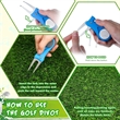 Foldable Golf Ball Marker Switchblade Divot Tool Pitch Fix | https://www.bestnamebadges.com