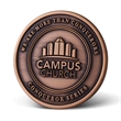 Custom Die Struck Challenge Coins - No Color | https://www.bestnamebadges.com