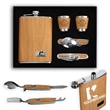 Portable Stainless Steel Flask Knife And Fork Gift Box | https://www.bestnamebadges.com