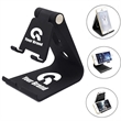 Mini Portable Anti-Slip Desk Adjustable Cell Phone Stand | https://www.bestnamebadges.com
