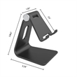 Mini Portable Anti-Slip Desk Adjustable Cell Phone Stand | https://www.bestnamebadges.com