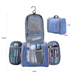 Pu Leather Hanging Travel Toiletry Bag All-Over Printing | https://www.bestnamebadges.com