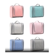 Pu Leather Hanging Travel Toiletry Bag All-Over Printing | https://www.bestnamebadges.com