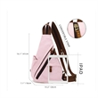 Lightweight Nylon Crossbody Backpack All-Over Printing | https://www.bestnamebadges.com
