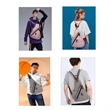 Lightweight Nylon Crossbody Backpack All-Over Printing | https://www.bestnamebadges.com