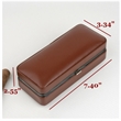 Leather portable durable Cigar box | https://www.bestnamebadges.com