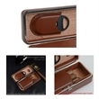 Leather portable durable Cigar box | https://www.bestnamebadges.com
