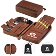 Leather  Portable Zippered Cigar Case | https://www.bestnamebadges.com
