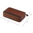 Leather  Portable Zippered Cigar Case | https://www.bestnamebadges.com