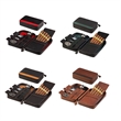 Leather  Portable Zippered Cigar Case | https://www.bestnamebadges.com