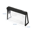 2 Pack Waterproof Durable Clear Makeup Bag | https://www.bestnamebadges.com