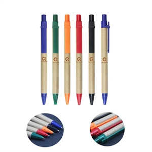 10 Pack Kraft Paper Ballpoint Pens