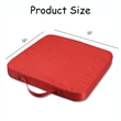 Full Bleed Custom Memory Foam Stadium Seat W/ Handle | https://www.bestnamebadges.com