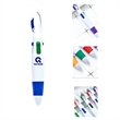 5 Bulk Multi-Colored Carabiner Shuttle Pen | https://www.bestnamebadges.com