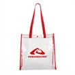Clear Stadium Tote | https://www.bestnamebadges.com
