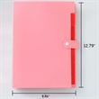 5 Pockets Expandable File Organizer Folder Organ Bag | https://www.bestnamebadges.com