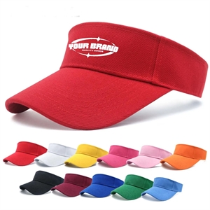 In Stock Custom Cotton Sports Twill Visor