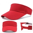 In Stock Custom Cotton Sports Twill Visor | https://www.bestnamebadges.com