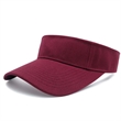 In Stock Custom Cotton Sports Twill Visor | https://www.bestnamebadges.com