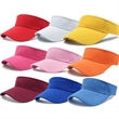 In Stock Custom Cotton Sports Twill Visor | https://www.bestnamebadges.com
