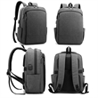 Business Anti Theft Slim Durable Backpack With Charging Port | https://www.bestnamebadges.com
