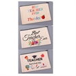 10 Pcs Zipper Cotton Canvas Pencil Bag | https://www.bestnamebadges.com