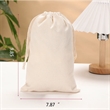 5 Pack Reusable Canvas Drawstring Bag All-Over Printing | https://www.bestnamebadges.com