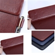 2 Pack Leather Magnetic Buckle Writing Pad All-Over Printing | https://www.bestnamebadges.com
