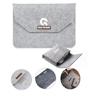 High Quality Felt And Multifunctional Laptop Carry Case