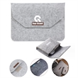 High Quality Felt And Multifunctional Laptop Carry Case | https://www.bestnamebadges.com