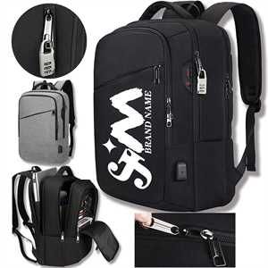 31L Anti Theft Business Travel Backpacks With Charging Port