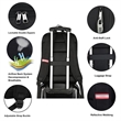 31L Anti Theft Business Travel Backpacks With Charging Port | https://www.bestnamebadges.com