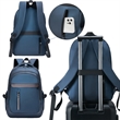 Custom Simple Anti Theft Business Durable Travel Backpack | https://www.bestnamebadges.com