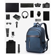 Custom Simple Anti Theft Business Durable Travel Backpack | https://www.bestnamebadges.com