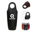 Reusable Leather Wine Tote Carrier Bag All-Over Printing | https://www.bestnamebadges.com