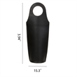 Reusable Leather Wine Tote Carrier Bag All-Over Printing | https://www.bestnamebadges.com