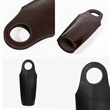 Reusable Leather Wine Tote Carrier Bag All-Over Printing | https://www.bestnamebadges.com