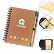 4 Packs Kraft Paper Spiral Notebook All-Over Printing | https://www.bestnamebadges.com