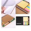4 Packs Kraft Paper Spiral Notebook All-Over Printing | https://www.bestnamebadges.com