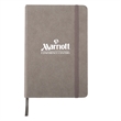 Suede Fabric Hardbound Journal Notebook | https://www.bestnamebadges.com