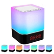 Alarm Clock Bluetooth Speaker Night Light | https://www.bestnamebadges.com
