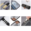 PU Leather Men's Roll Toiletry Bag All-Over Printing | https://www.bestnamebadges.com