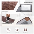 PU Leather Men's Roll Toiletry Bag All-Over Printing | https://www.bestnamebadges.com